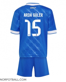 Billige Fotballdrakt Real Madrid Arda Guler #15 Replika Tredjedraktsett Barn 2025-26 Kortermet (med bukser)